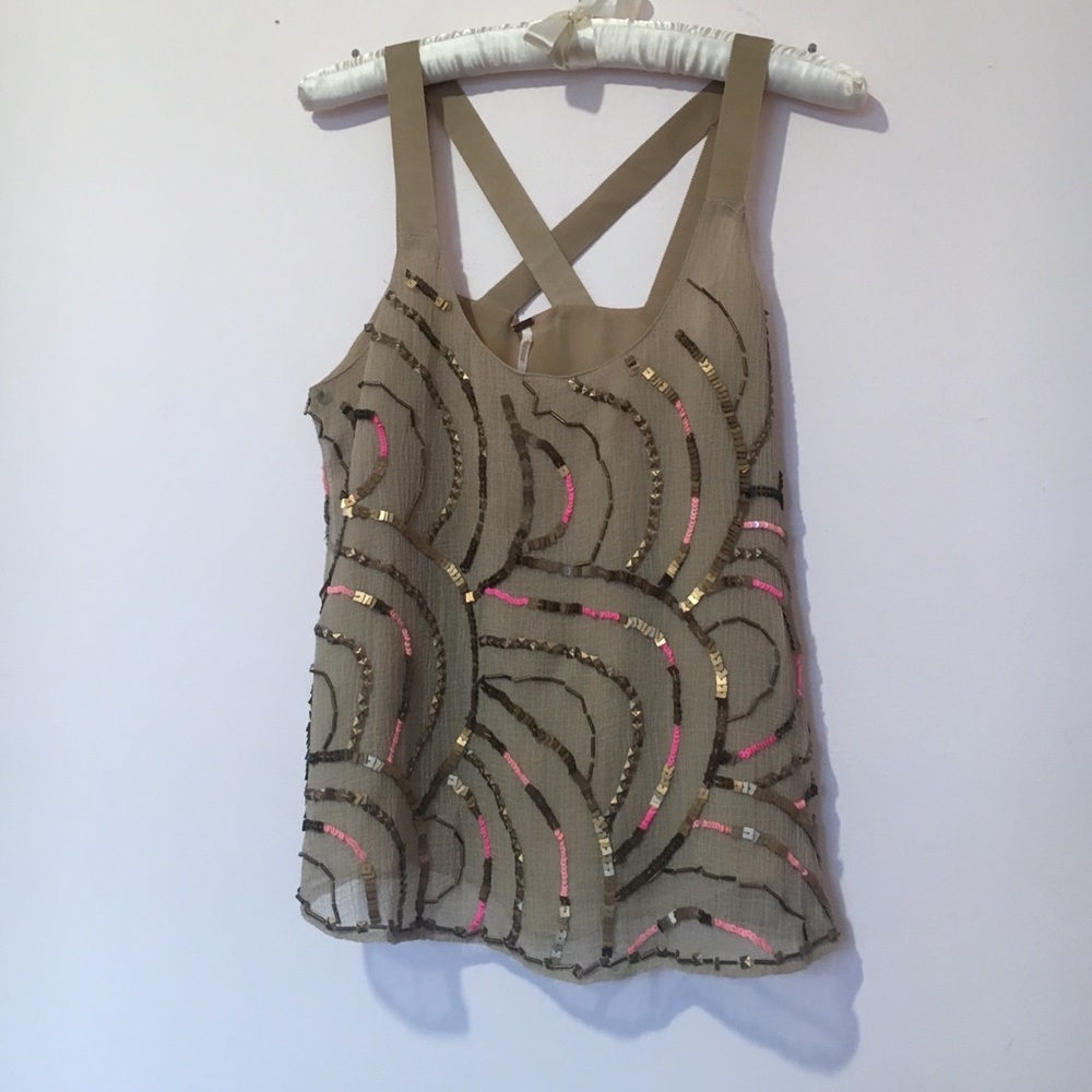Free people‎ beaded top